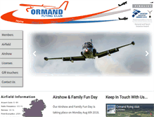 Tablet Screenshot of ormandflyingclub.ie